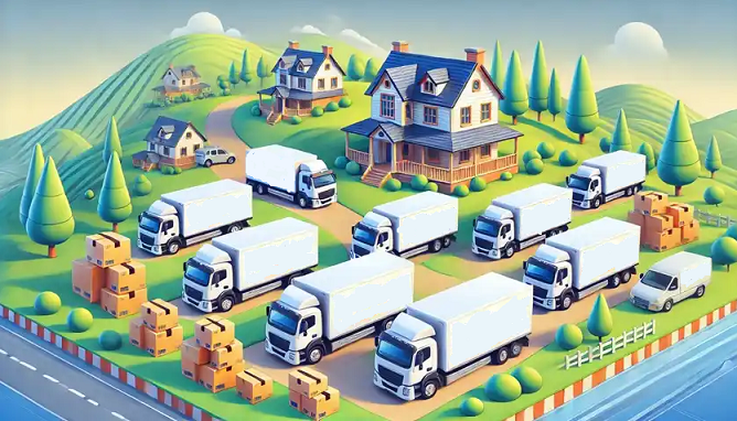 اسباب کشی به شهرستان